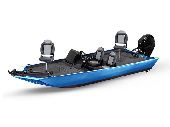 Rwraps 3D Carbon Fiber Blue Fish & Ski Boat Do-It-Yourself Wraps
