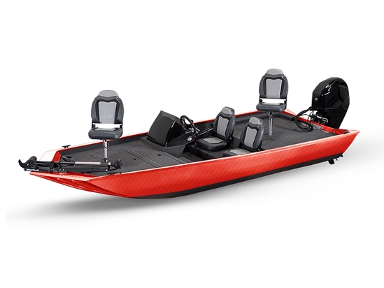 Rwraps 3D Carbon Fiber Red Fish & Ski Boat Do-It-Yourself Wraps