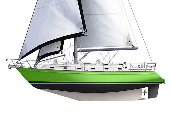 Rwraps 4D Carbon Fiber Green Customized Cruiser Boat Wraps