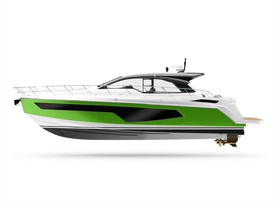 Rwraps 4D Carbon Fiber Green Customized Yacht Boat Wrap