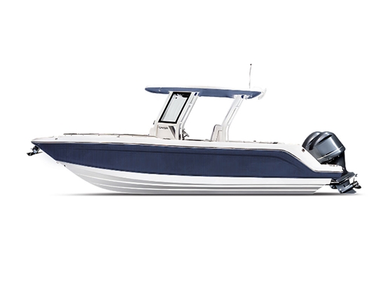 Rwraps Brushed Aluminum Blue Motorboat Wraps