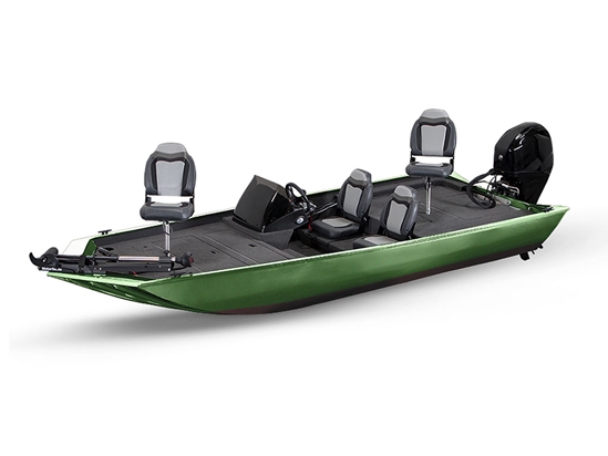 Rwraps Gloss Metallic Green Mamba Fish & Ski Boat Do-It-Yourself Wraps