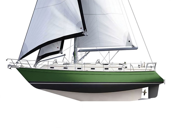 Rwraps Gloss Metallic Green Mamba Customized Cruiser Boat Wraps