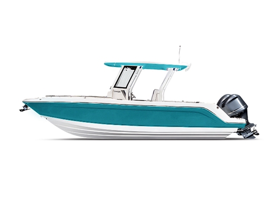 Rwraps Gloss Metallic Sea Green Motorboat Wraps