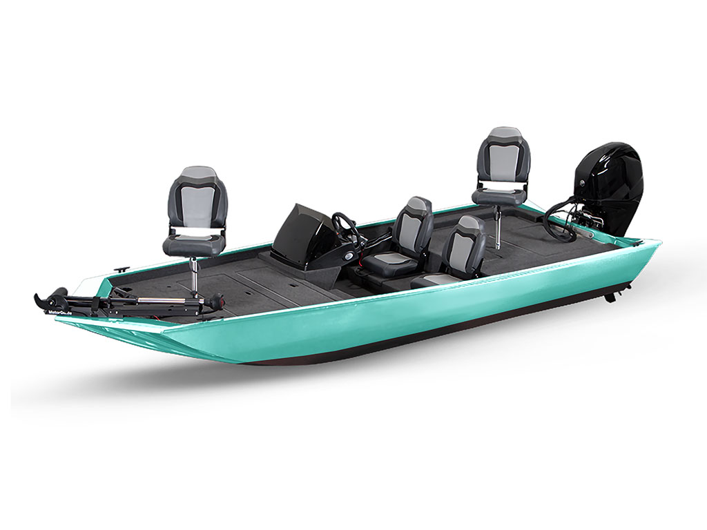 Rwraps Gloss Turquoise Motorboat Wraps