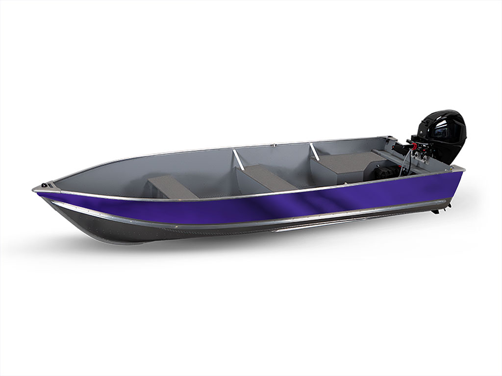 Rwraps Matte Chrome Purple Pontoon Vinyl Film Wraps