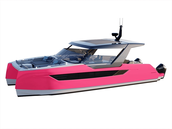 Rwraps Matte Rose Catamaran Dual-Hull Vinyl Film Wraps