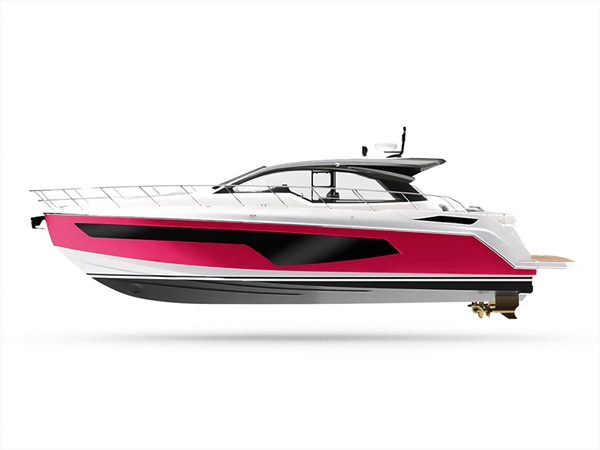 Rwraps Matte Rose Customized Yacht Boat Wrap