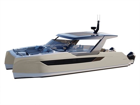 Rwraps Satin Metallic Silver Catamaran Dual-Hull Vinyl Film Wraps