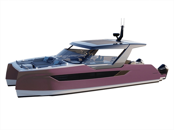 Rwraps Velvet Purple Catamaran Dual-Hull Vinyl Film Wraps