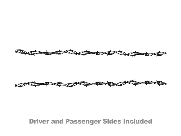 Barbed Wire Vehicle Graphic