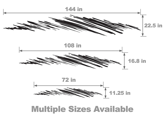 Street Chalk Vehicle Body Graphic Size Chart