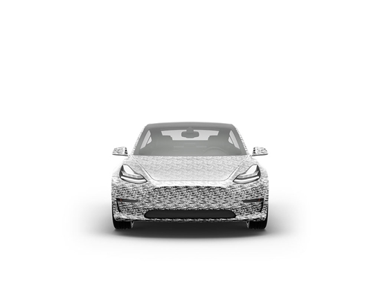 Rwraps 3D Carbon Fiber Silver (Digital) DIY Car Wraps