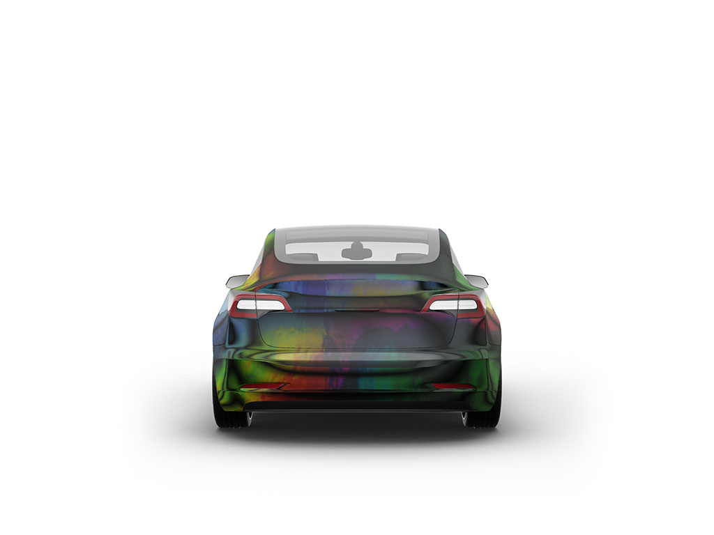 Rwraps Holographic Chrome Black Neochrome Car Vinyl Wraps