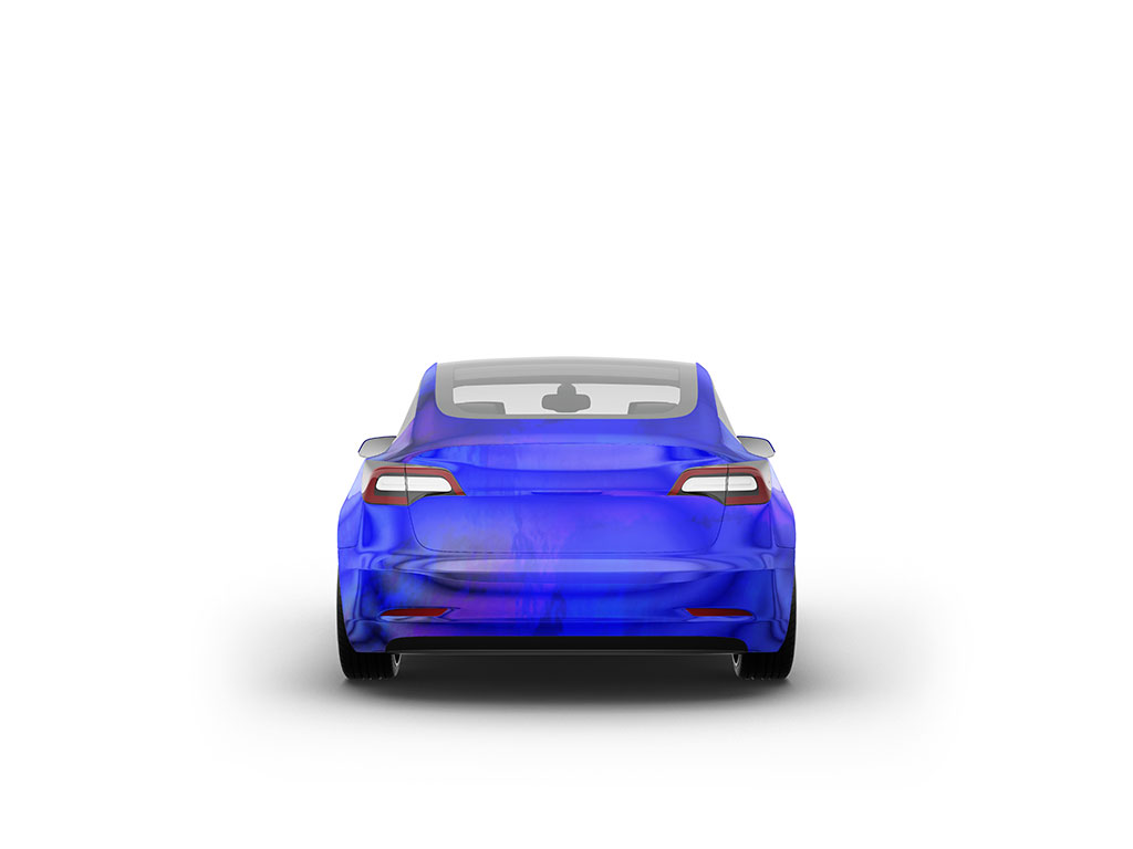 Rwraps Holographic Chrome Blue Neochrome Car Vinyl Wraps