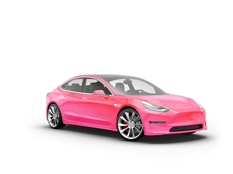 Rwraps™ Matte Chrome Pink Rose Car Wraps