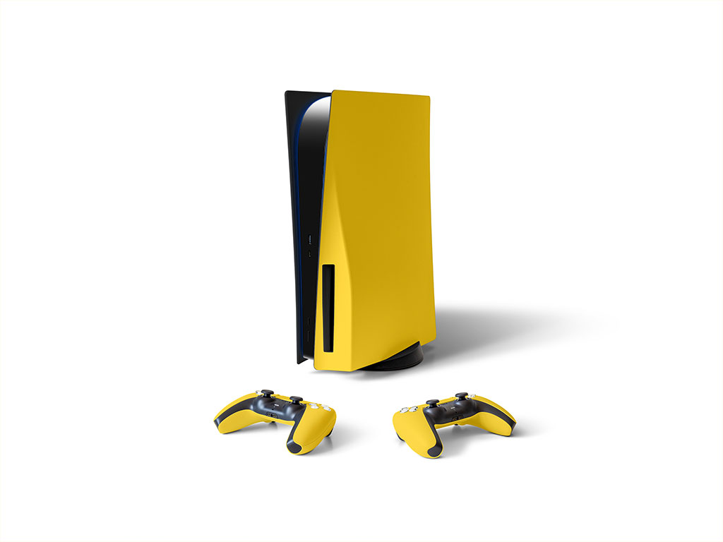 3M 7125 Bright Yellow Sony PS5 DIY Skin