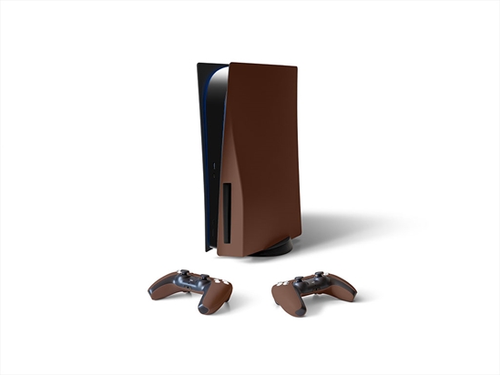 3M 7125 Deep Mahogany Brown Sony PS5 DIY Skin