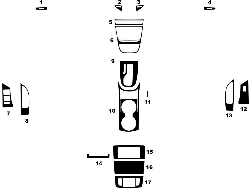 Buick Verano 2012-2017 Dash Kit Diagram