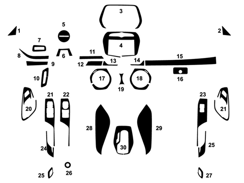 Rdash™ Chevrolet Camaro 2016-2024 Dash Kits