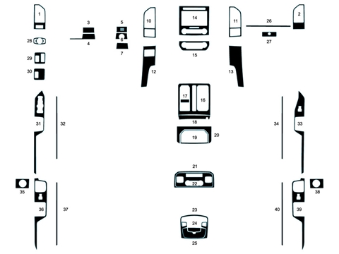 Rdash™ Ford Expedition 2018-2024 Dash Kits