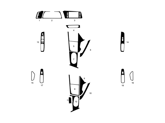 Hyundai Elantra 2021-2022 Dash Kit Diagram