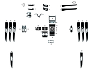 Jeep Grand Cherokee 2022-2025 (5th Generation) Dash Kit Diagram