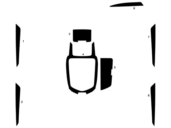 Maserati Levante 2017-2022 Dash Kit Diagram