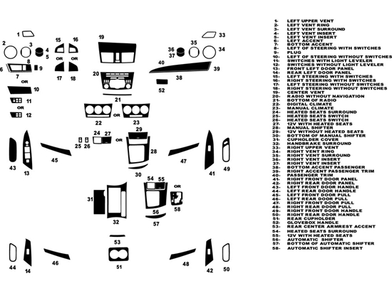 Mazda Mazda3 2010-2013 Dash Kit Diagram