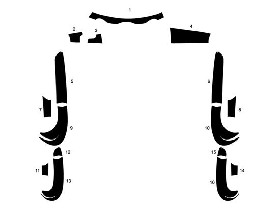 MINI Cooper 2015-2021 Dash Kit Diagram