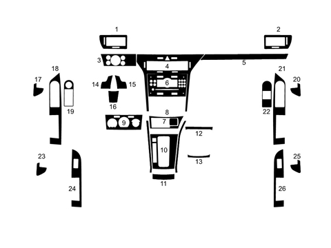 Rdash™ Saturn Astra 2008-2009 Dash Kits