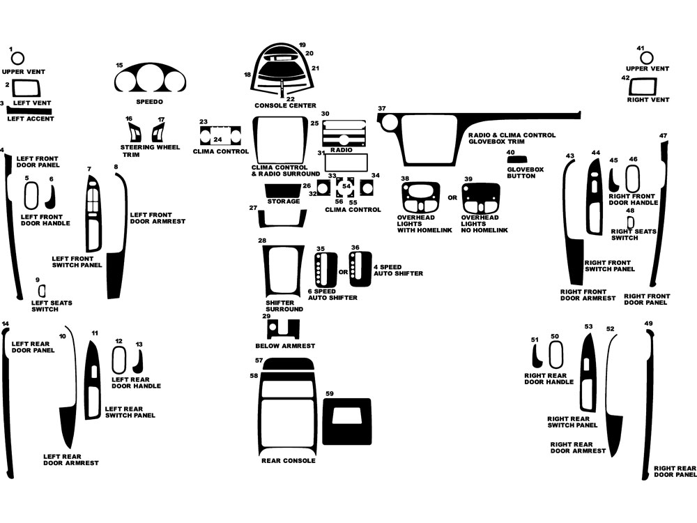 Saturn Aura 2007-2007 Dash Kit Diagram