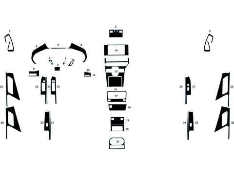 Rdash™ Subaru Solterra 2023-2024 Camo Dash Kits