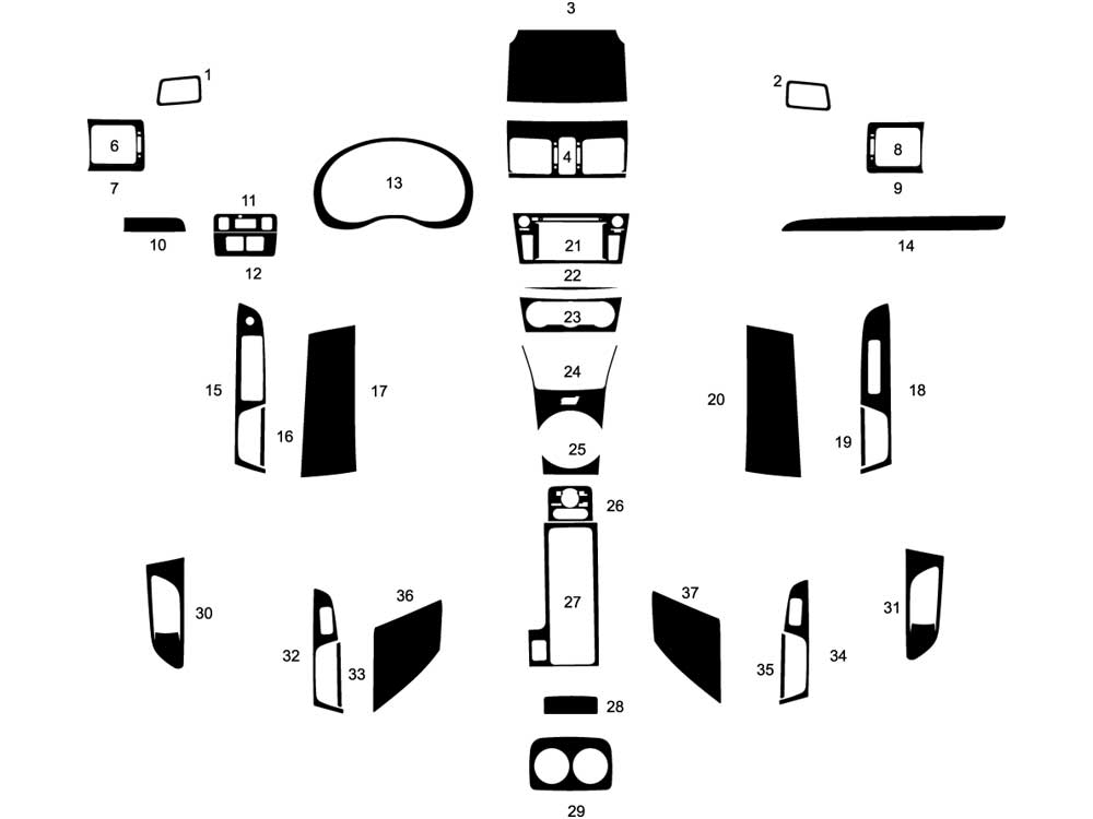 Rdash™ Subaru WRX 2018-2024 Dash Kits (STi)