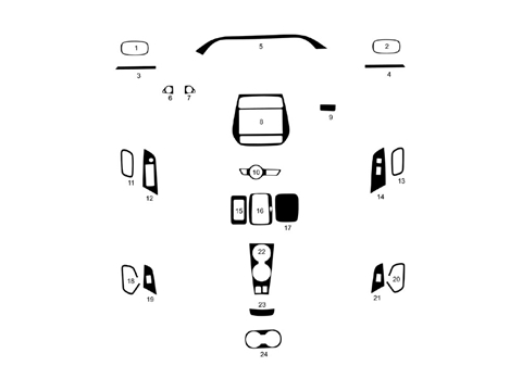 Rdash™ Toyota Prius 2016-2024 Dash Kits