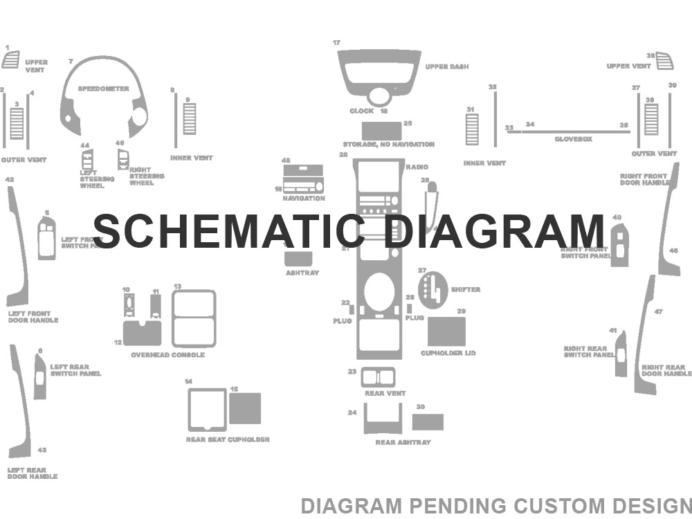 Maserati Dash Kit Diagram