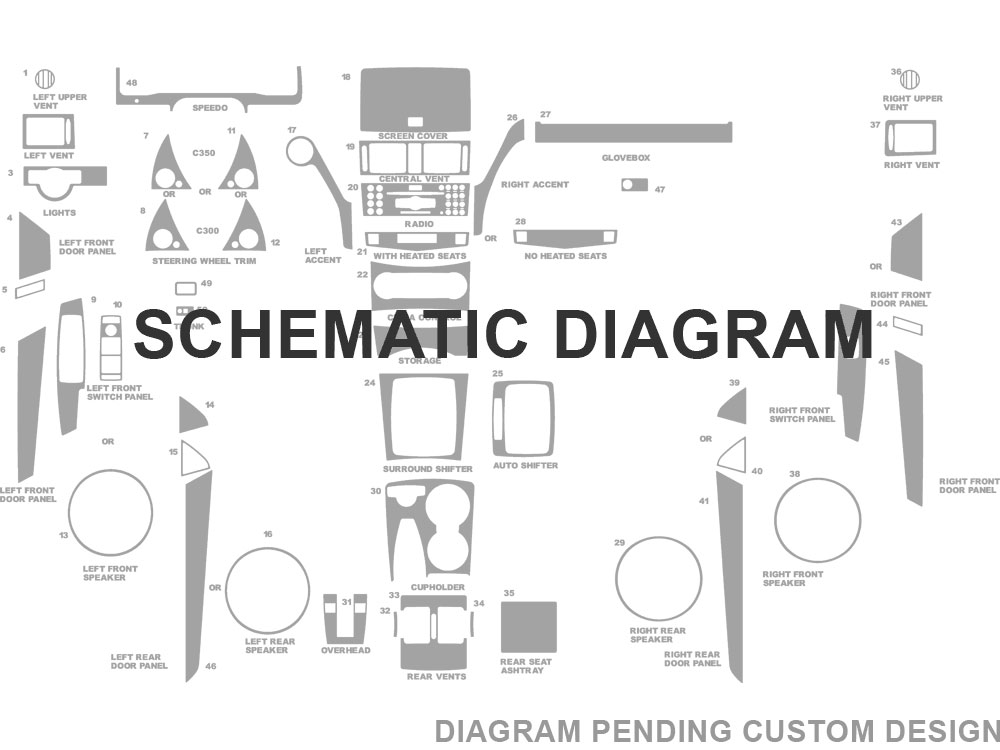 Mercedes-Benz Dash Kit Diagram