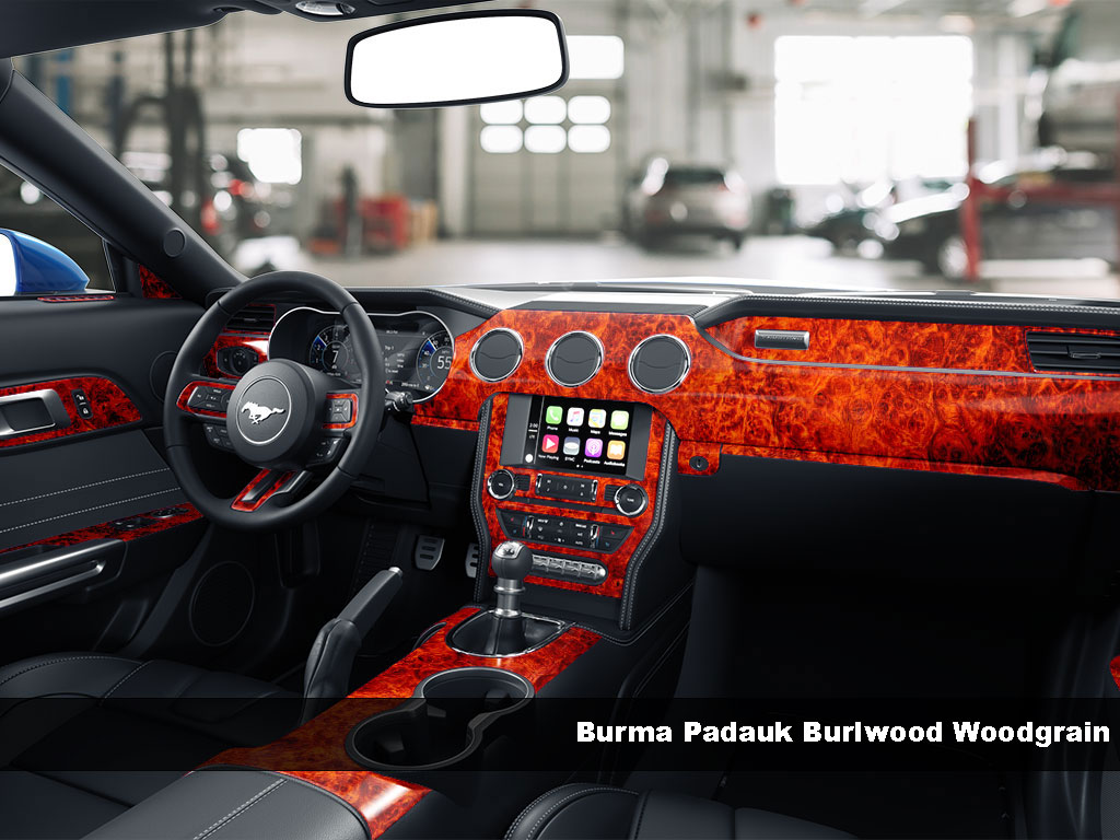 Jaguar XE 2017-2018 Burma Padauk Wood Dash Kit Finish