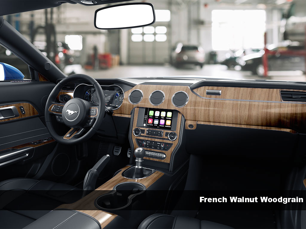 Kia Soul 2014-2019 French Walnut Wood Dash Kit Finish