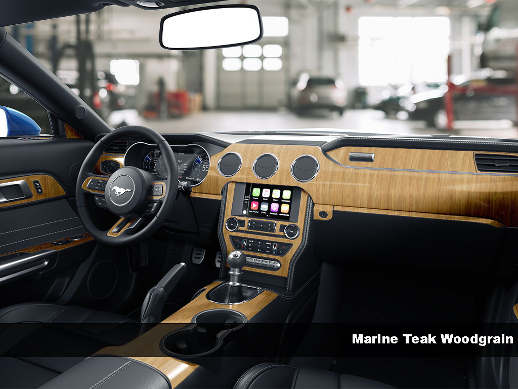 Hyundai Sonata 2011-2014 Marine Teak Wood Dash Kit Finish