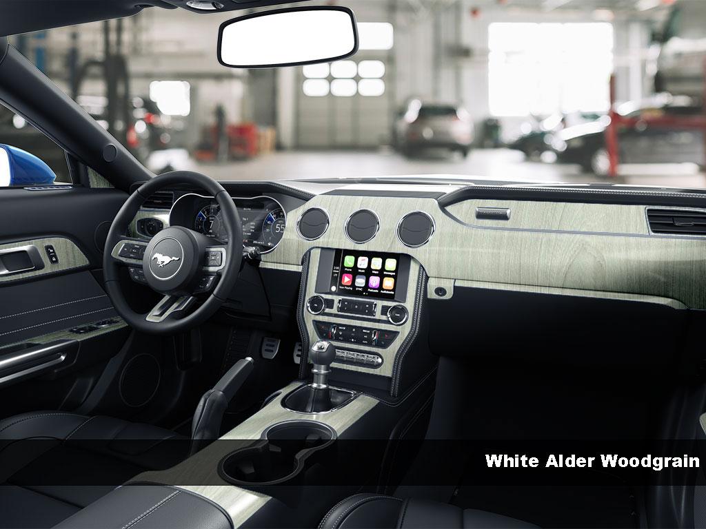 Hyundai Sonata 2011-2014 White Alder Wood Dash Kit Finish