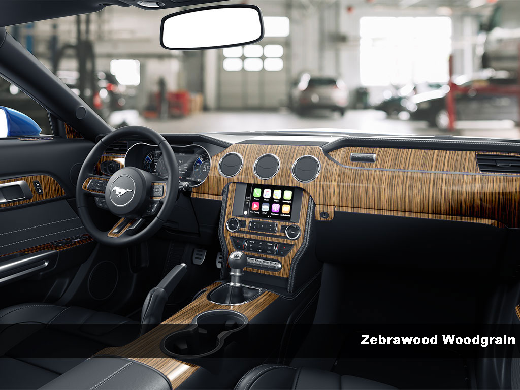 Hyundai Sonata 2011-2014 Zebra Wood Dash Kit Finish