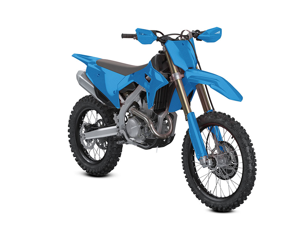 3M 1080 Gloss Blue Fire Dirt Bike Wraps