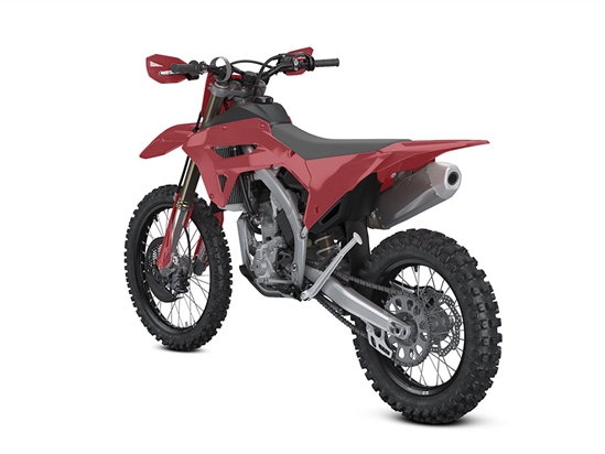 3M 2080 Matte Red Metallic Dirt Bike Vinyl Wraps