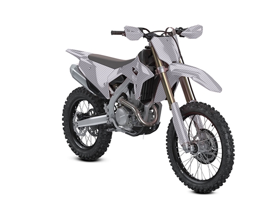 ORACAL 975 Carbon Fiber Silver Gray Dirt Bike Wraps