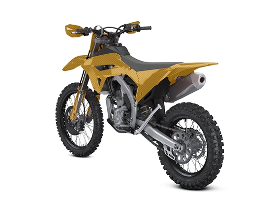 ORACAL 975 Carbon Fiber Gold Dirt Bike Vinyl Wraps