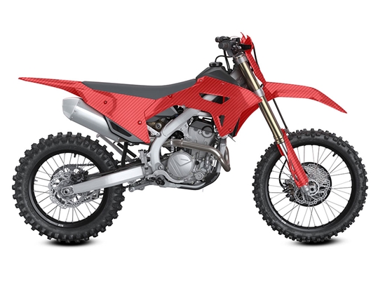 ORACAL 975 Carbon Fiber Geranium Red Do-It-Yourself Dirt Bike Wraps