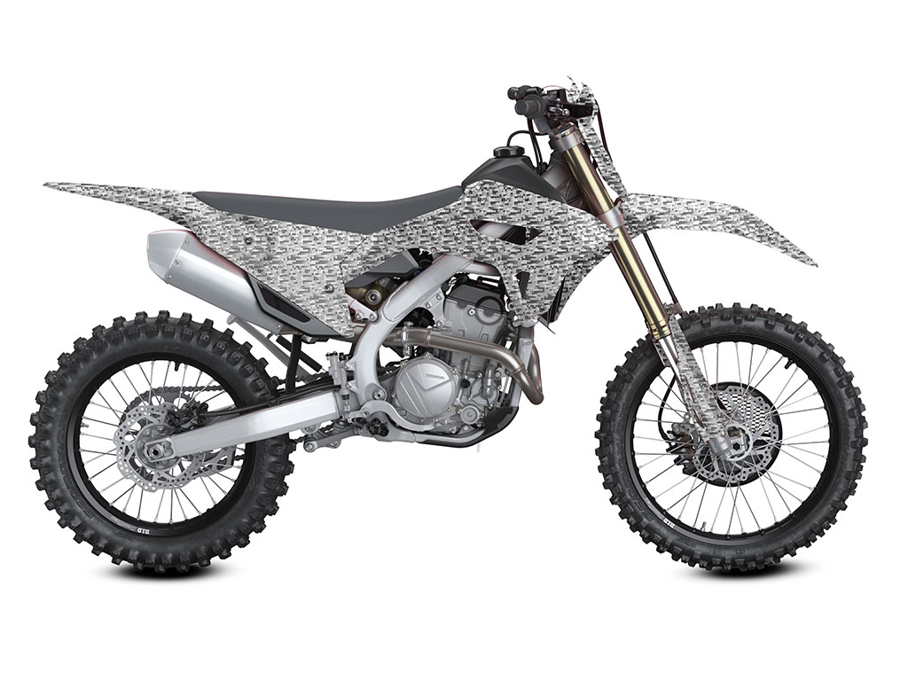 Rwraps 3D Carbon Fiber Silver (Digital) Do-It-Yourself Dirt Bike Wraps