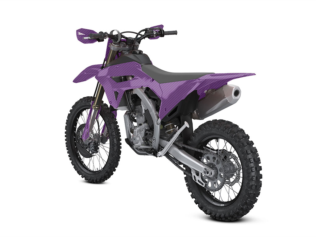 Rwraps 3D Carbon Fiber Purple Dirt Bike Vinyl Wraps