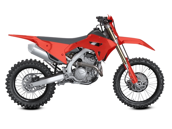 Rwraps 3D Carbon Fiber Red Do-It-Yourself Dirt Bike Wraps